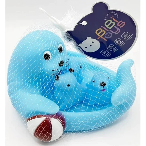 Набір іграшок для ванни Bibi Toys Сім'я морських котиків (4 шт) (760868BT)
