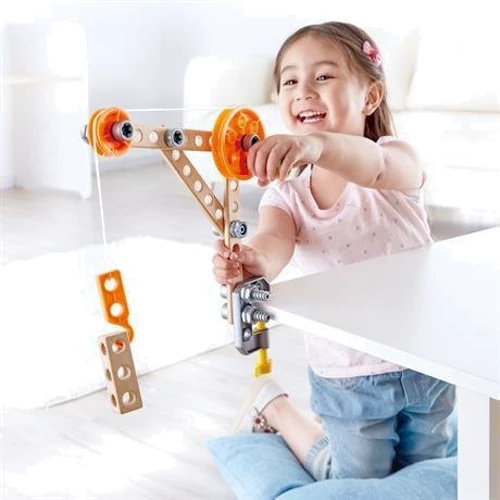 Конструктор HAPE Junior Inventor 3 эксперименты 37 деталей (E3030) фото 3