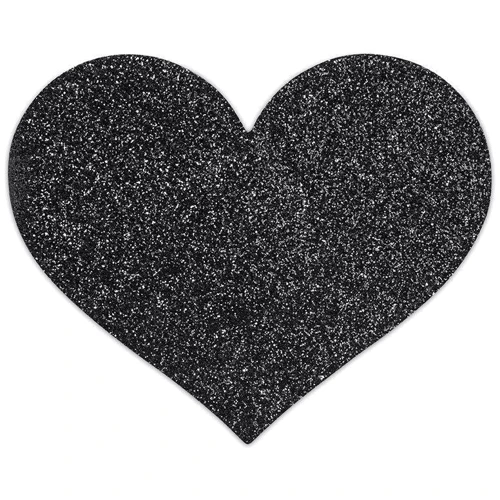 Украшение на соски Bijoux Indiscrets - Flash Heart Black
