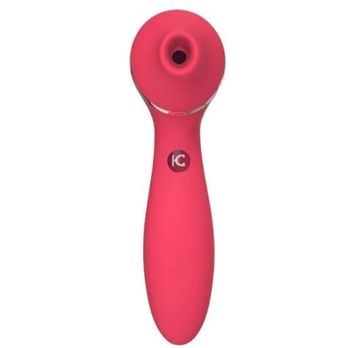Вакуумный вибратор KisToy Polly Plus Red