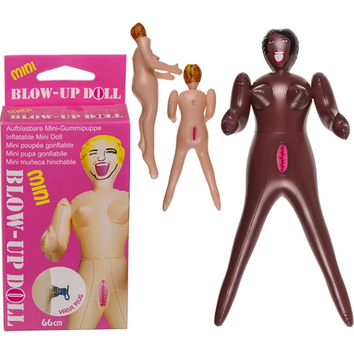 Надувная мини кукла Mini Blow-Up Doll Brown Hair, 66 см