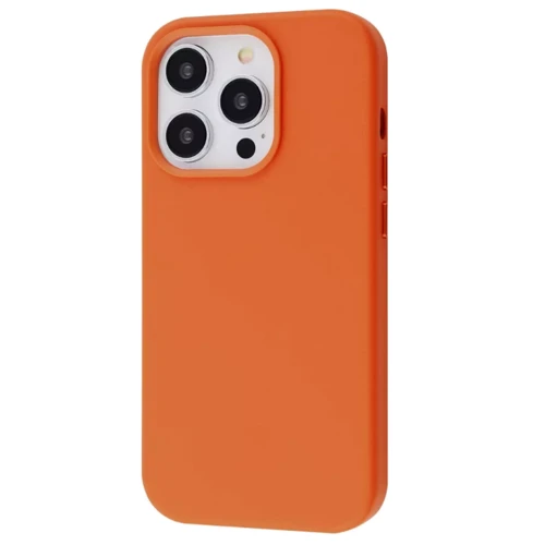Чехол для iPhone WAVE Premium Leather Edition Case with MagSafe Orange for iPhone 14 Pro