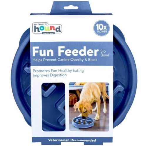 Миска-лабиринт для собак Outward Hound Fun Feeder Тетрис средняя голубая (oh67830): Тип Миски