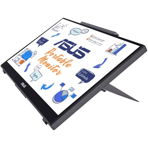 Монитор Asus ZenScreen Ink MB14AHD (90LM063V-B01170): Покрытие экрана глянцевое