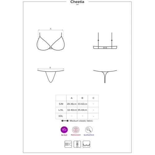 Костюм кошки Obsessive Cheetia costume, S/M