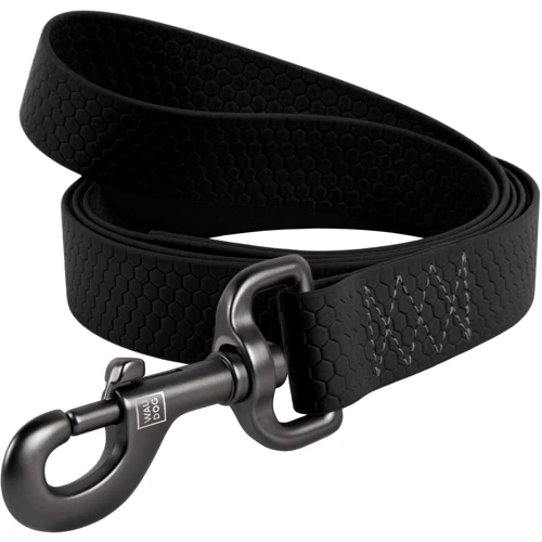 Поводок WAUDOG Waterproof, водостойкий 20 мм 183 см черный (27291)