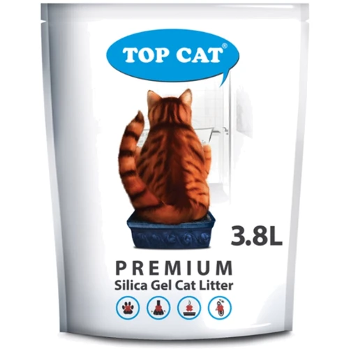 Наполнитель для кошачьего туалета Top Cat premium силикагелевый 3.8 л (4820169480095): Тип Впитывающий