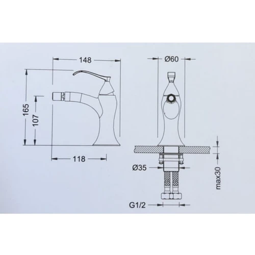 Змішувач для раковини Kraus KEF-15006ORB