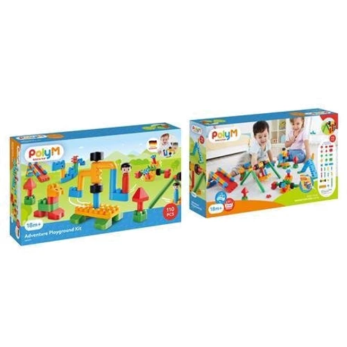 Конструктор PolyM Игровая площадка 110 деталей (760011)