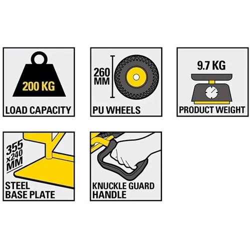 Тележка вантажний Stanley SXWT-HT522: Привод Ручной