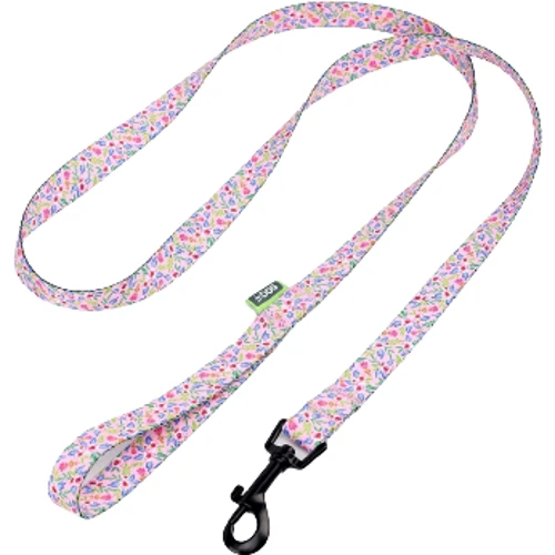 Поводок Hidog Flowers pink 1.6см/152см (121\1020)
