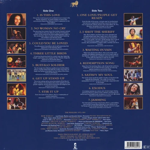 LP I-DI Bob Marley & The Wailers: Legend (LP0101): Производитель I-DI