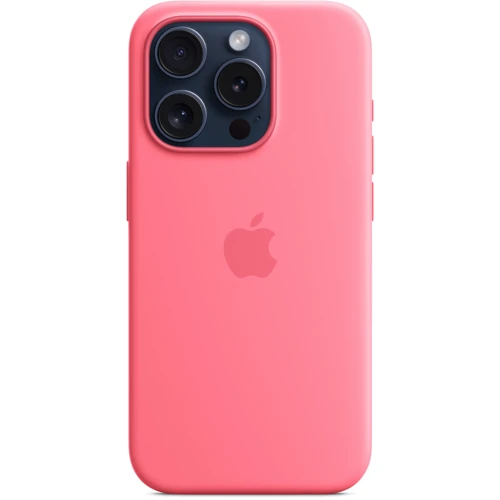 Чехол для iPhone Apple iPhone 15 Pro Silicone Case with MagSafe - Pink (MWNJ3ZM/A): Цвет розовый