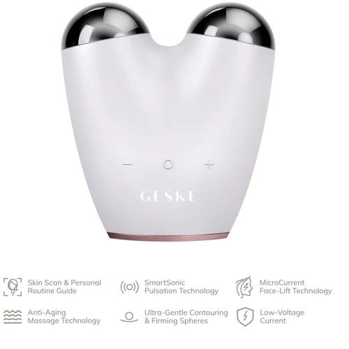 Микротоковый подтягиватель лица GESKE MicroCurrent Face-Lifter 6в1 starlight (HB0132)