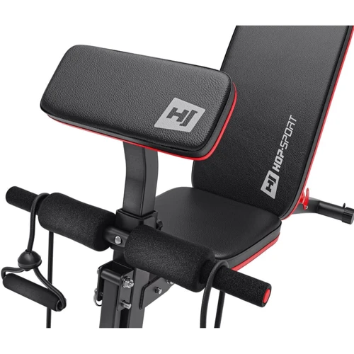 Скамья для жима и пресса Hop-Sport HS-1035 с партой Скотта: Габариты, см 152x52.5x104