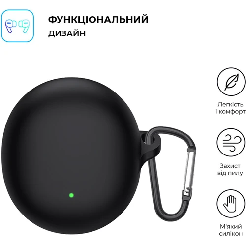 Чехол ArmorStandart Silicone Case Black (ARM79938) for Oppo Enco Air3: Тип Чехол