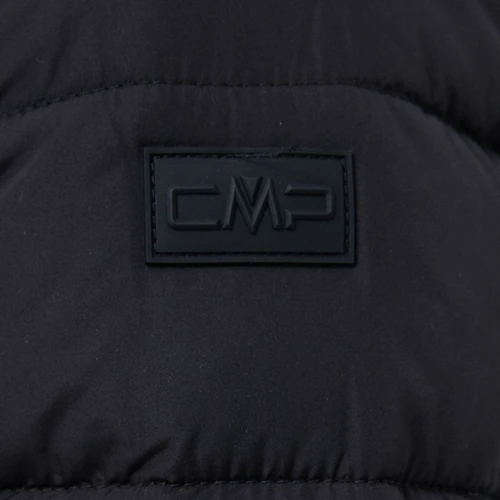 Куртка CMP Woman Jacket Long Fix Hood 31K2956-U901 42 (34) черная зимняя с капюшоном и мехом: Тип застежки На молнии