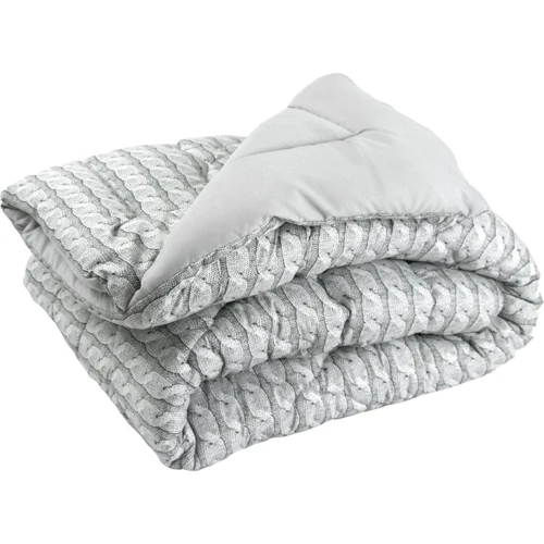 Одеяло Руно 200х220 см силиконовое (Р322.52_Grey Braid)