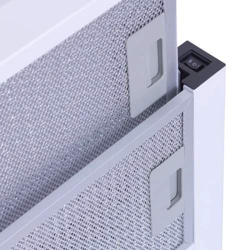 Вытяжка Minola HTL 6915 WH 1300 LED: Материал корпуса нержавеющая cталь