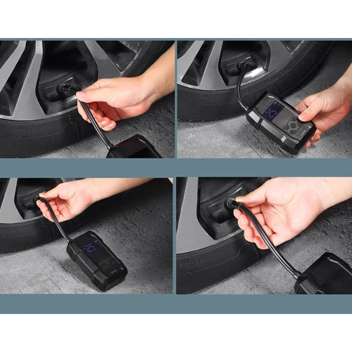WK Wekome Portable Electric Air Inflator Black (Pi801) фото 3