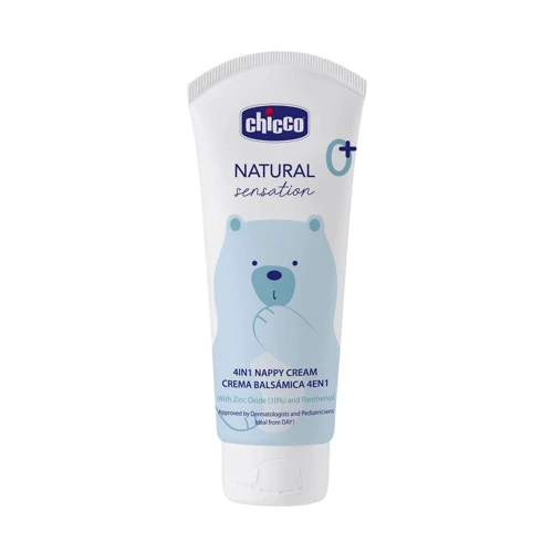 Крем защитный под подгузник 4 в 1 Chicco Natural Sensation 100 мл (8058664163762)