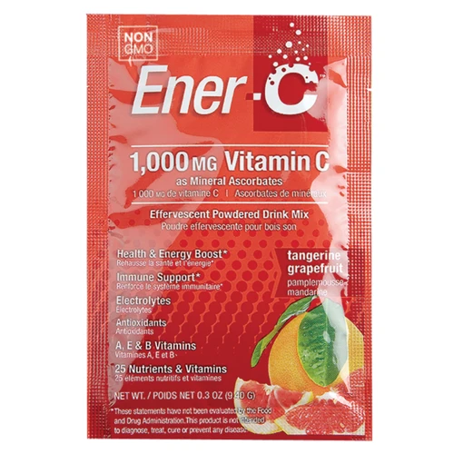 Ener-C Vitamin C 30 pacs Витаминный напиток для повышения иммунитета, вкус мандарин и грейпфрут: Форма выпуска Порошок