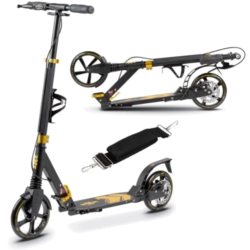 Самокат з дисковим гальмом Kidwell WXM RST-B02 Yellow: Тип коліс литые