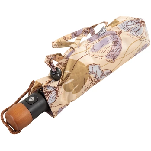 Женский зонт автомат Airton бежевый (Z3935-4139): Фасон Складной (3 сложения)