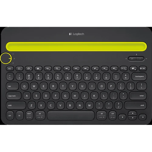 Клавіатура Logitech Bluetooth Multi-Device Keyboard K480 Black (920-006368): інтерфейс підключення Bluetooth