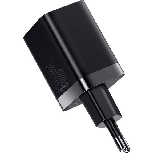 Зарядное устройство Baseus Wall Charger USB+USB-C Super Si Pro 30W Black (CCSUPP-E01): Особенности Быстрая зарядка, Power Delivery (PD), USB-C