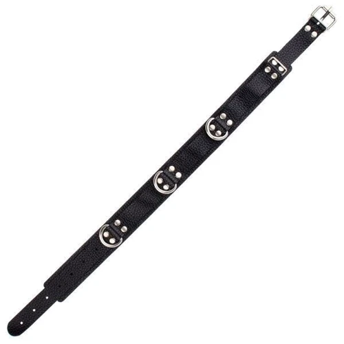 Ошейник Slave leather collar, black