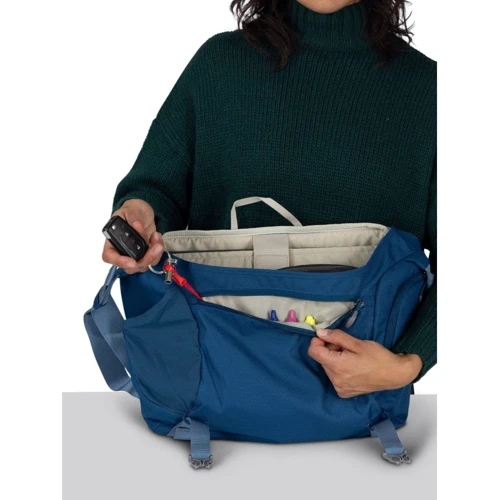 Сумка Osprey Daylite Messenger night shift blue O/S темно-синий (009.3774): Габариты 45х32х4 см