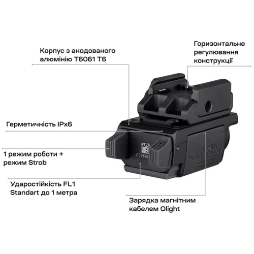 Ліхтар туристичний Olight PL-Mini 3 Valkyrie black (2370.44.93): Максимальний час роботи, год 3