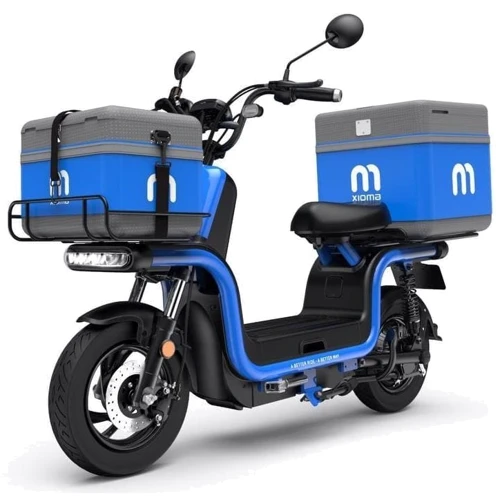 Електроскутер AIMA XM-U1S (blue) + передній / задній бокс + кріплення: Колір синій