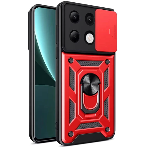 Чехол для телефонов Mobile Case Camshield Serge Ring Red for Xiaomi Redmi Note 13 4G