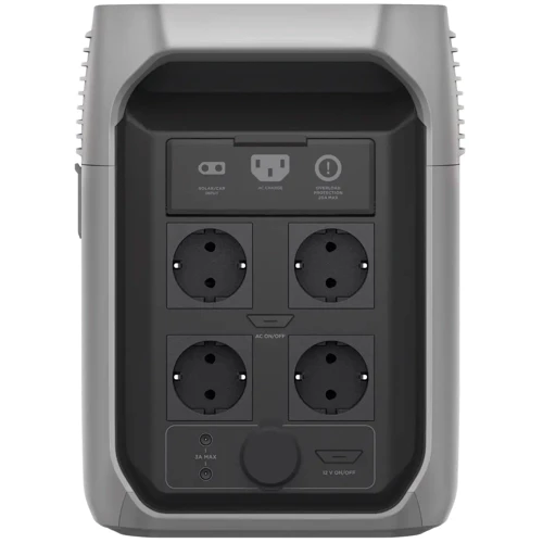 Зарядна станція EcoFlow DELTA 3 1500 1536Wh 1800W (EFDELTA1500-EU) UA: Кількість розеток 220V 4