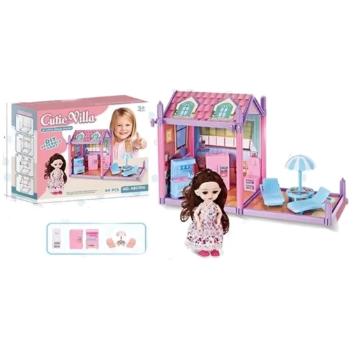Ляльковий будиночок Cutie Villa ABL1016 з меблями та лялькою