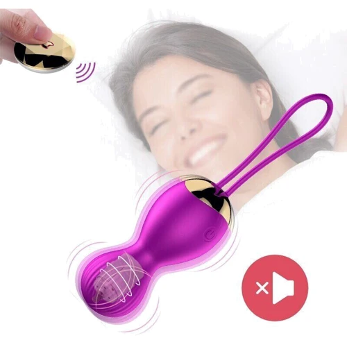 Вагинальные шарики с вибрацией и с пультом ДУ FOX - Vibrating Silicone Kegel Balls USB