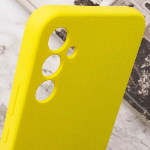 Чехол для телефонов Lakshmi Premium Case Silicone Cover Full Camera Yellow for Samsung A057 Galaxy A05s: Пленка в комплекте нет