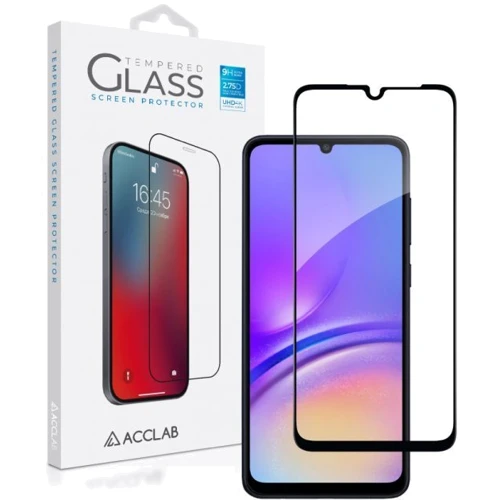 Аксесуар для смартфона ACCLAB Tempered Glass Full Glue Black для Samsung A055 Galaxy A05: Матеріал стекло