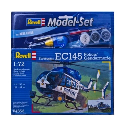 Подарочный набор Revell Вертолет EC145 Polizei/Gendarmarie 1:72 (64653)