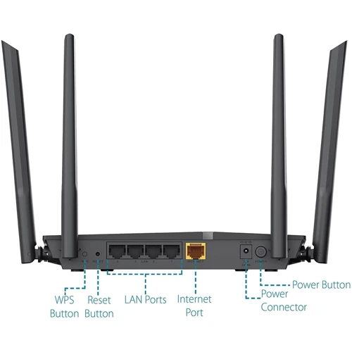Маршрутизатор Wi-Fi D-Link DIR-1260: Максимальная скорость 1200 Мбит/с