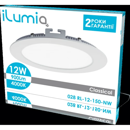 Ilumia 028 RL-12-150- NW 900Лм, 12Вт, 167мм, 4000К (LP5358): Производитель Ilumia