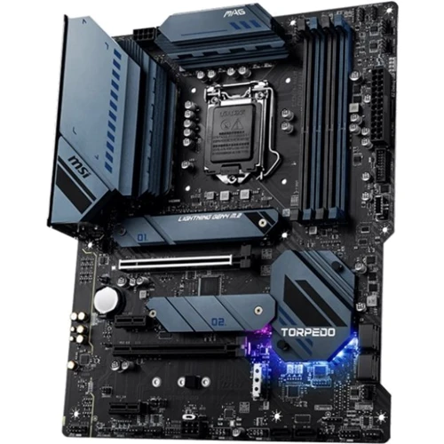 MSI MAG Z590 TORPEDO: Разъемы на плате SATA 3.0, M.2
