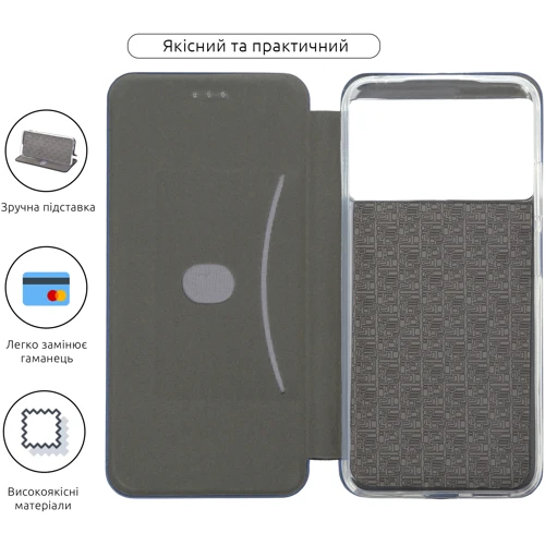 Чохол для телефона Fashion Classy Blue for Xiaomi Poco M5: Тип чохол книжка