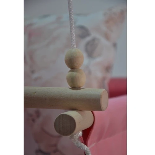 Качели детские Infancy Лепестки тканевая подвесная розовая