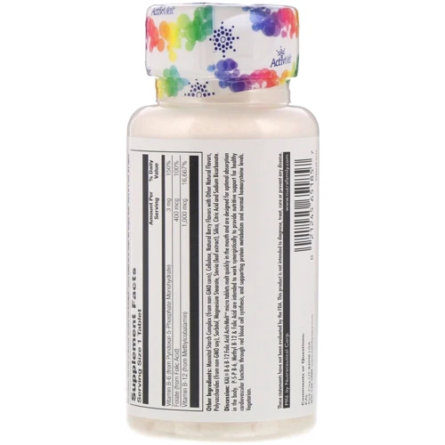 KAL B-6 B-12 Folic Acid Berry 60 Micro Tablets (CAL-65185): Тип Витамин B