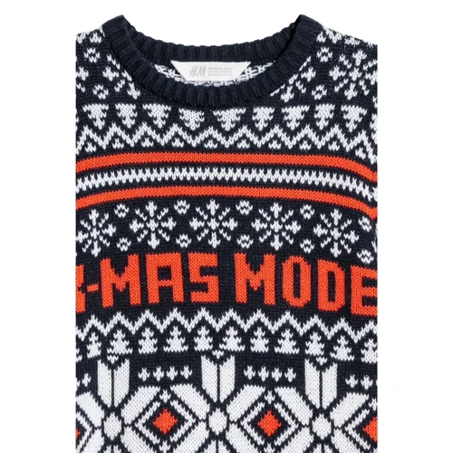 Джемпер H & M в5185276 134-140 см темно-синій: Тип Джемпери
