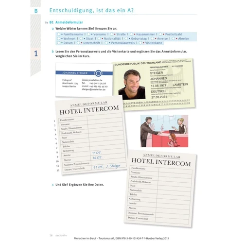 Menschen im Beruf: Tourismus A1 mit Audio-CD: ISBN 9783191014247, 978-3-19-101424-7