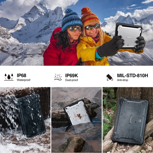 Планшет Doogee Tab R10  8/128Gb LTE Knight Black: Процессор MediaTek MT8781(Helio G99) octa-core (2x ARM Cortex-A76 2.2GHz + 6x ARM Cortex-A55 2.0GHz)